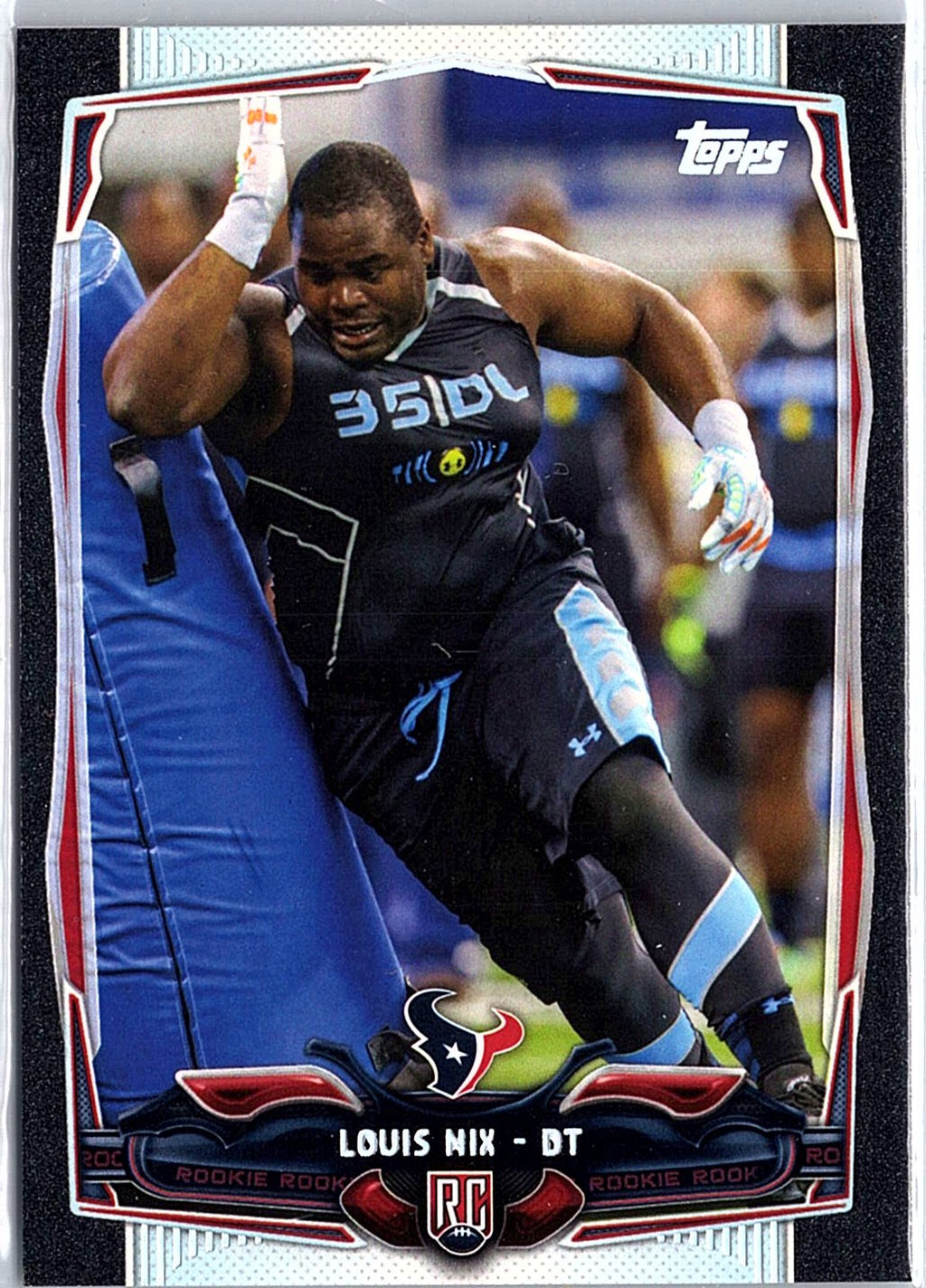 2014 Topps #336 Louis Nix Black #/59