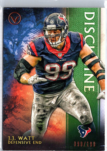 2015 Topps Valor #26 J.J. Watt Discipline #/199