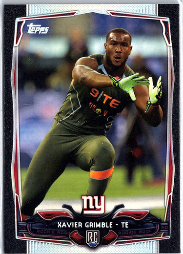 2014 Topps #382 Xavier Grimble Black #/59
