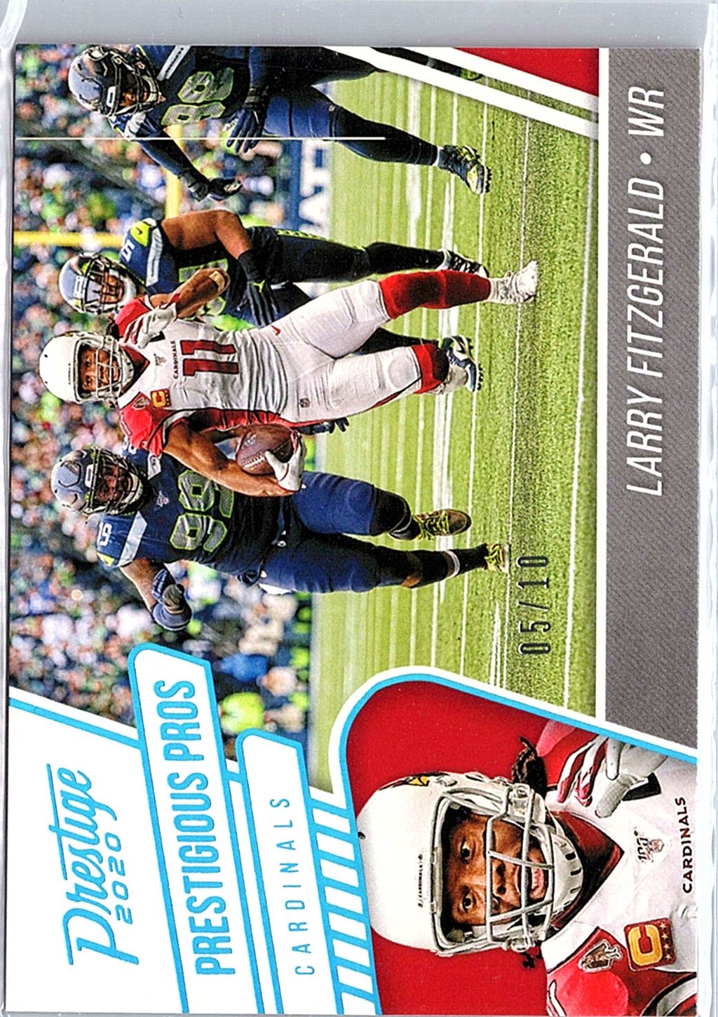 2020 Panini Prestige #PP-LF Larry Fitzgerald Xtra Points Platinum #/10