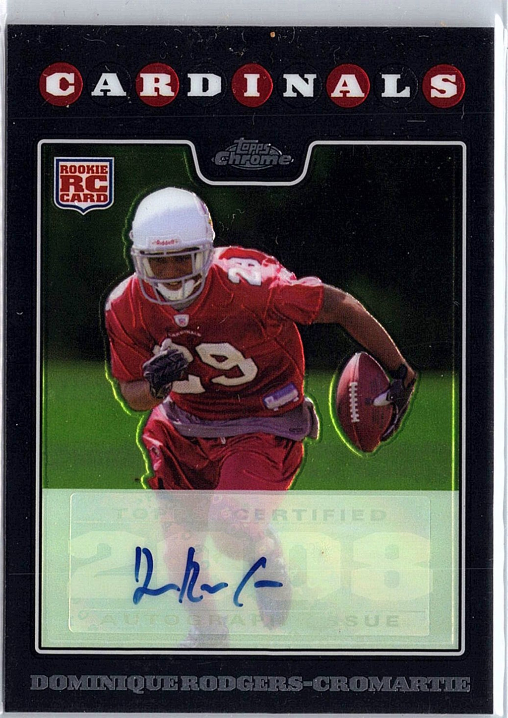 2008 Topps Chrome #TC193 Dominique Rodgers-Cromartie Rookie Autographs