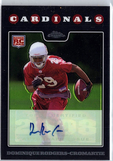 2008 Topps Chrome #TC193 Dominique Rodgers-Cromartie Rookie Autographs