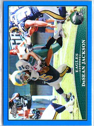 2009 Topps Chrome #TC23 DeSean Jackson Blue Refractors