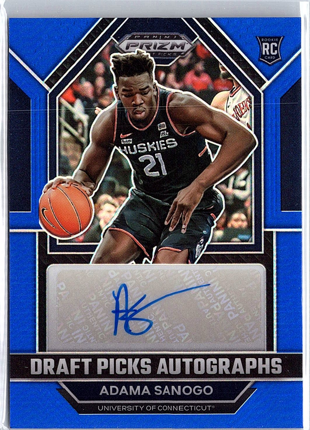2023 Panini Prizm Draft Picks #DPA-ASG Adama Sanogo Autographs blue /125