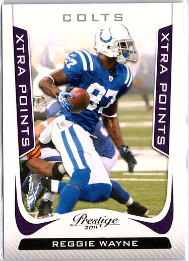 2011 Panini Prestige #89 Reggie Wayne Xtra Points Purple #/50