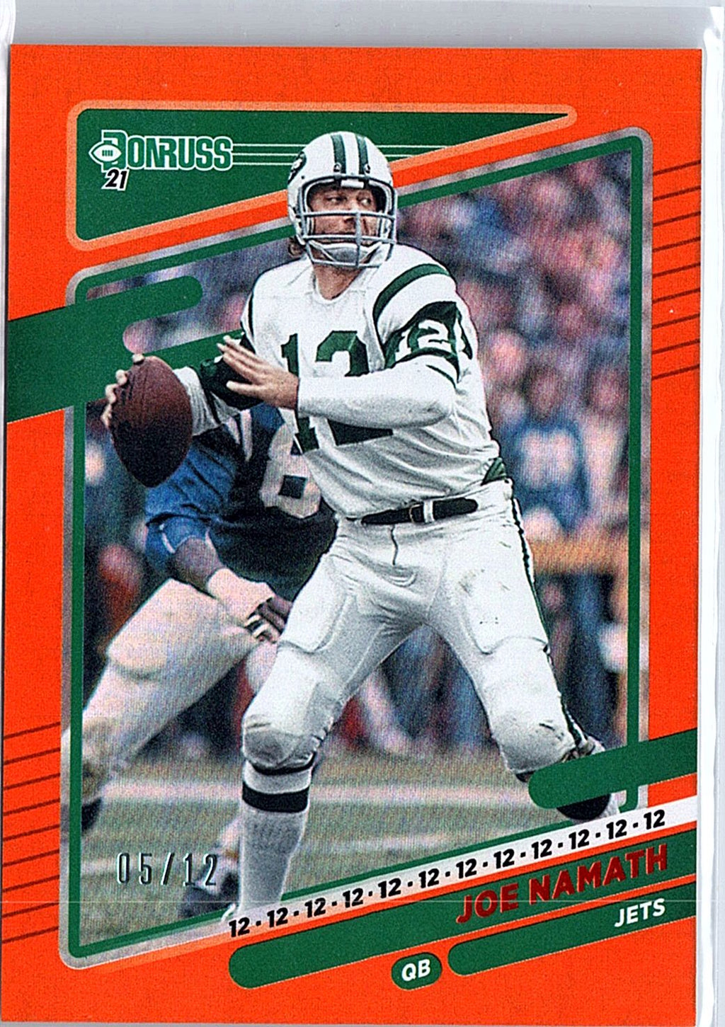 2021 Donruss #42 Joe Namath Jersey Number #/12