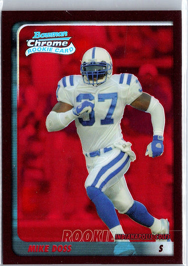 2003 Bowman Chrome #193 Mike Doss Red Refractors #/235