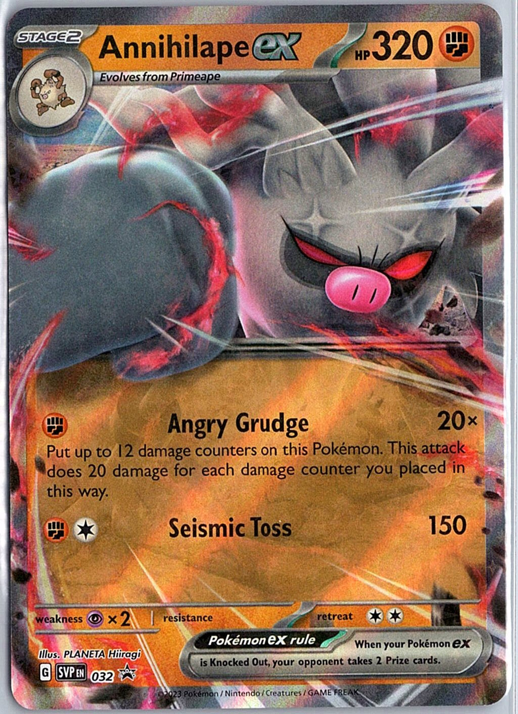 SV: Scarlet & Violet Promo Cards #032 Annihilape ex
