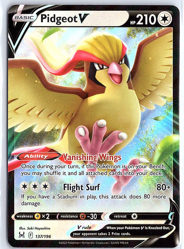 SWSH11: Lost Origin #137/196 Pidgeot V