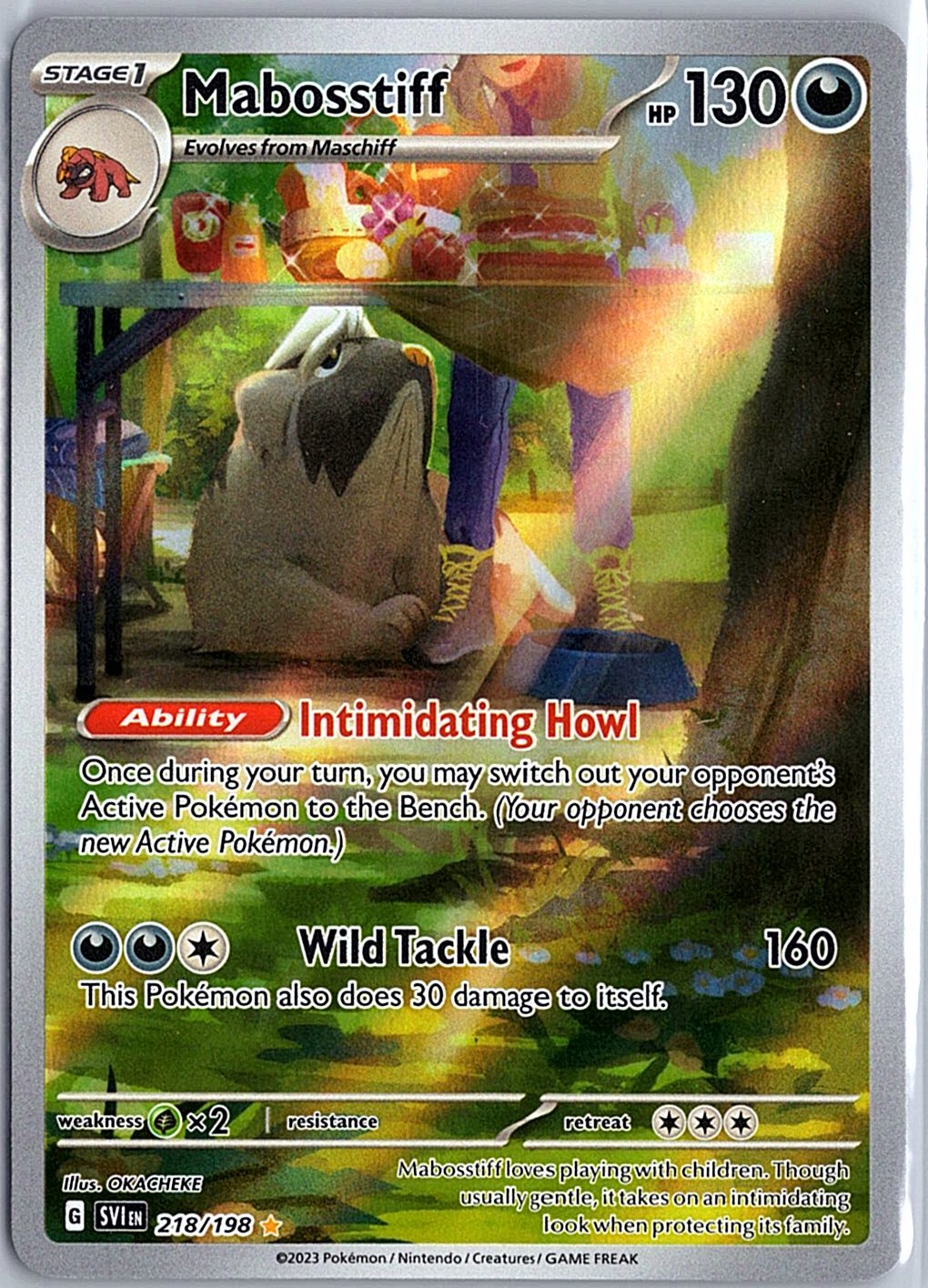 SV01: Scarlet & Violet Base Set #218/198 Mabosstiff