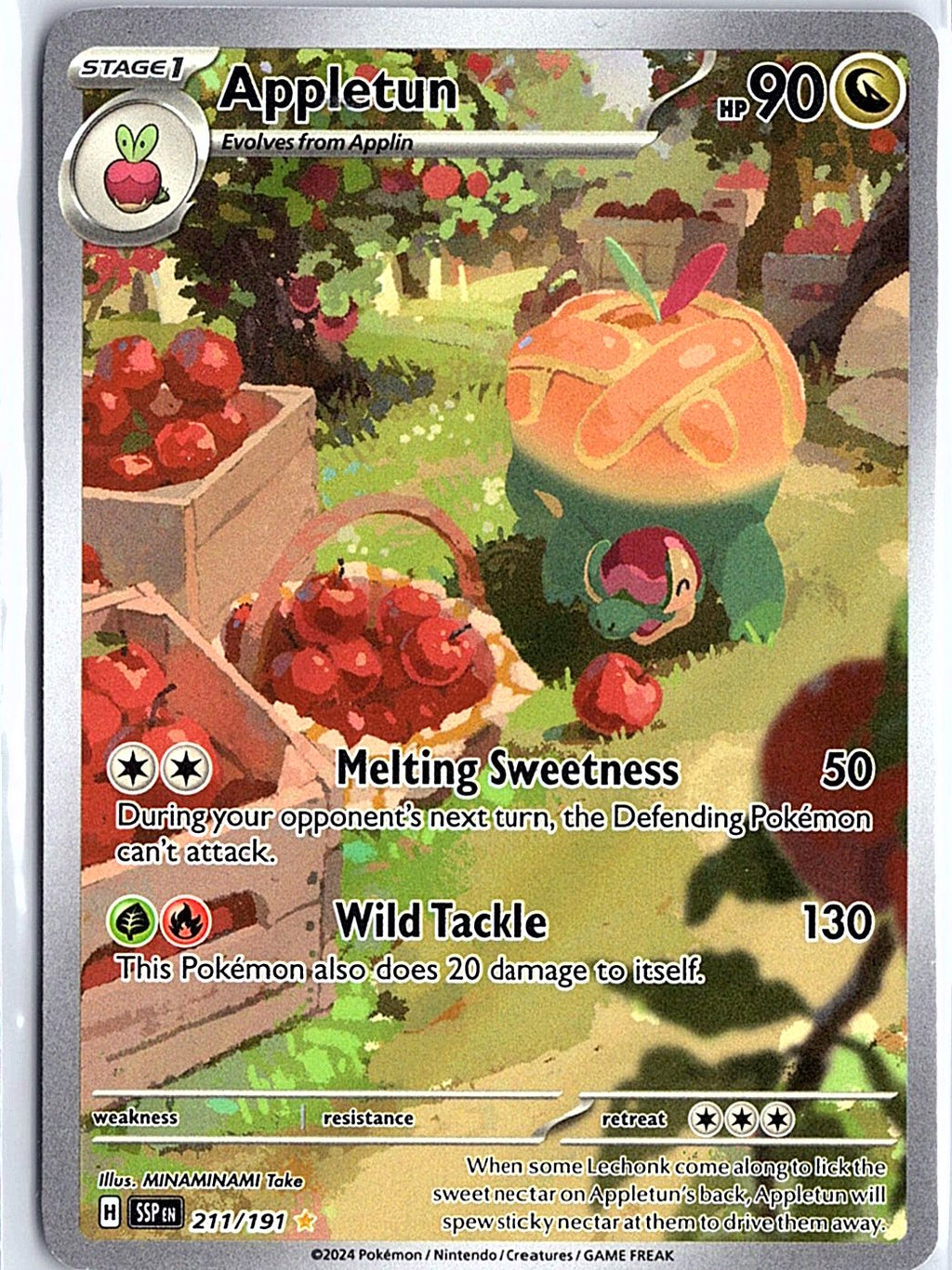SV08: Surging Sparks #211/191 Appletun