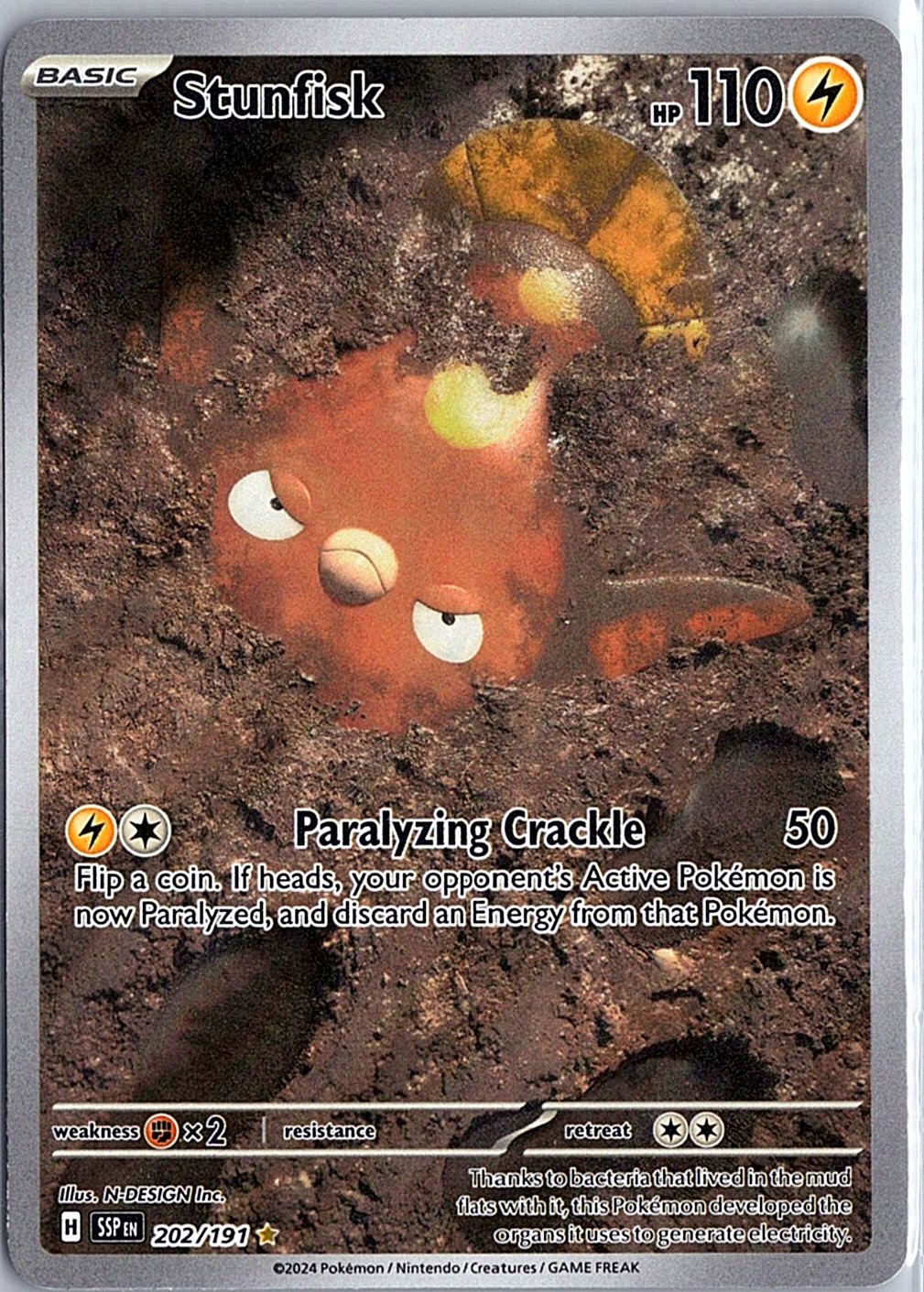 SV08: Surging Sparks #202/191 Stunfisk