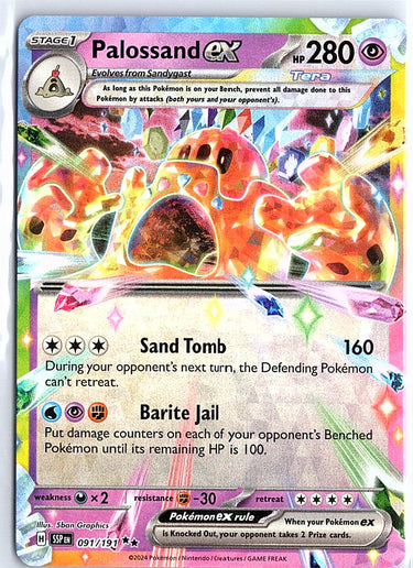 SV08: Surging Sparks #091/191 Palossand ex