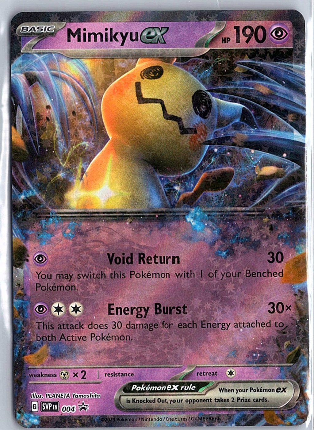 SV: Scarlet & Violet Promo Cards #004 Mimikyu ex