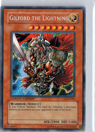 2005 Collectors Tin #CT2-EN001 Gilford the Lightning