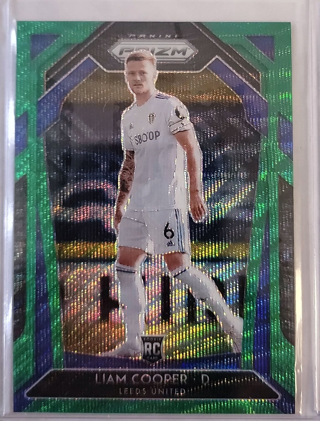2020-21 Panini Prizm Premier League #197 Liam Cooper Green Mojo Prizm