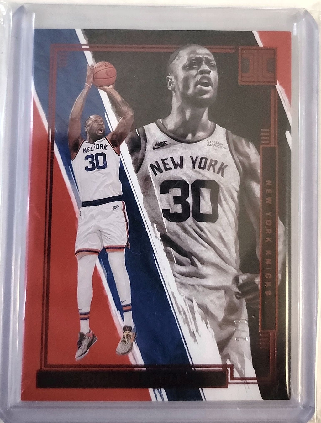 2021-22 Panini Impeccable #49 Julius Randle Asia Red #/8