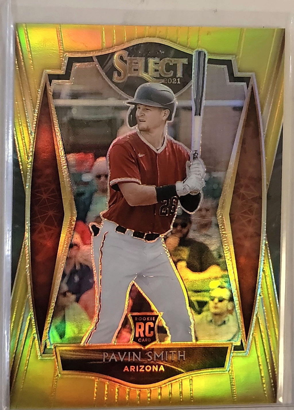 2021 Panini Select #165 Pavin Smith Gold Prizm #/10