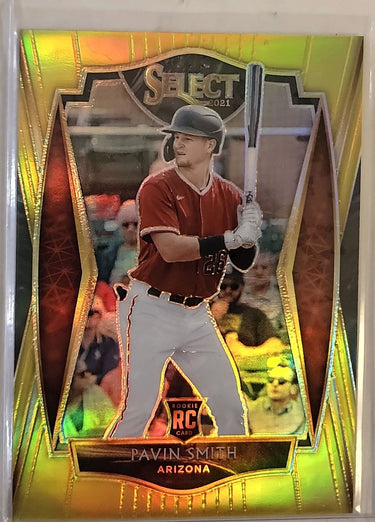 2021 Panini Select #165 Pavin Smith Gold Prizm #/10