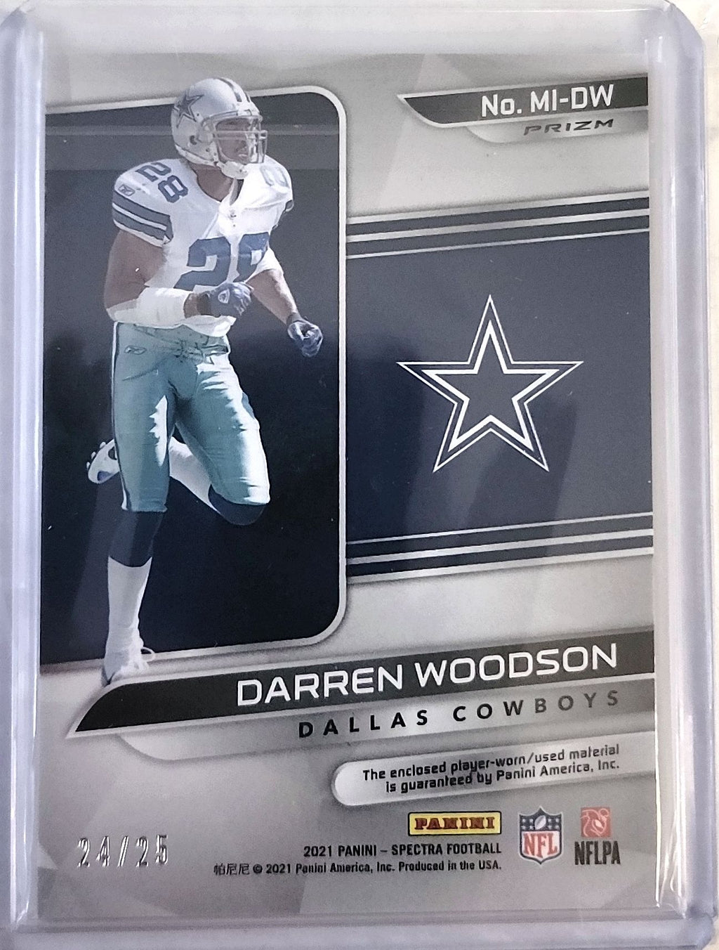 2021 Panini Spectra #MI-DW Darren Woodson Max Impact Meta #/25