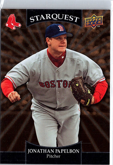 2009 Upper Deck #SQ-45 Jonathan Papelbon StarQuest Gold Rare