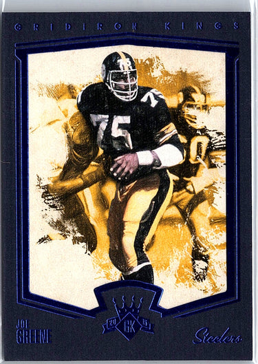 2015 Panini Gridiron Kings #165 Joe Greene Blue Framed