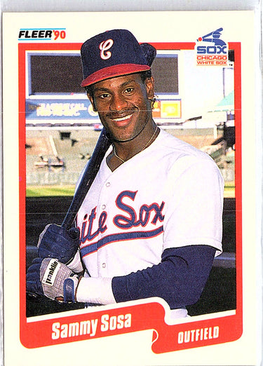 1990 Fleer Canadian #548 Sammy Sosa