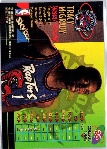 1997-98 Metal Universe Championship #36 Tracy McGrady