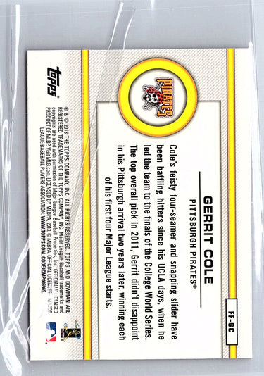 2013 Bowman Draft Picks & Prospects #FF-GC Gerrit Cole Future of the Franchise