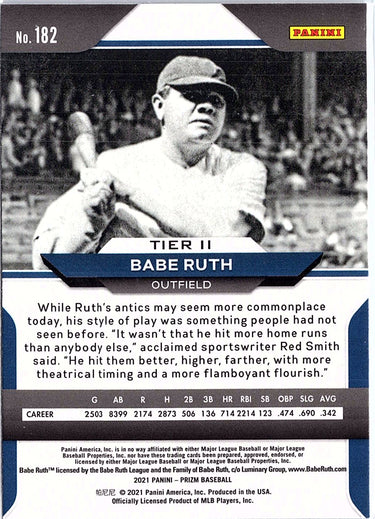 2021 Panini Prizm #182 Babe Ruth