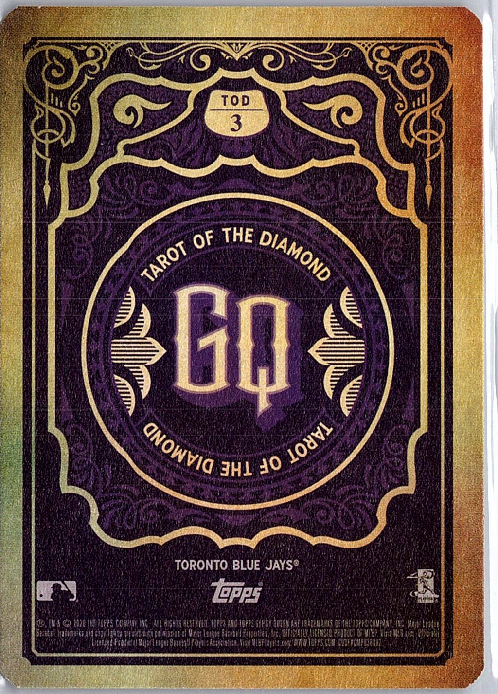 2020 Topps Gypsy Queen #TOD-3 Bo Bichette Tarot of the Diamond