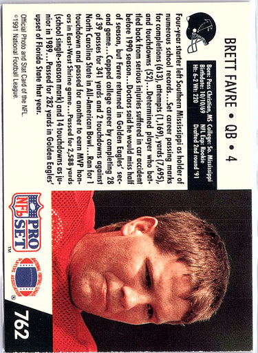 1991 Pro Set Spanish #262 Brett Favre
