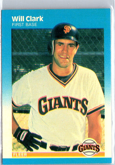 1987 Fleer #269 Will Clark