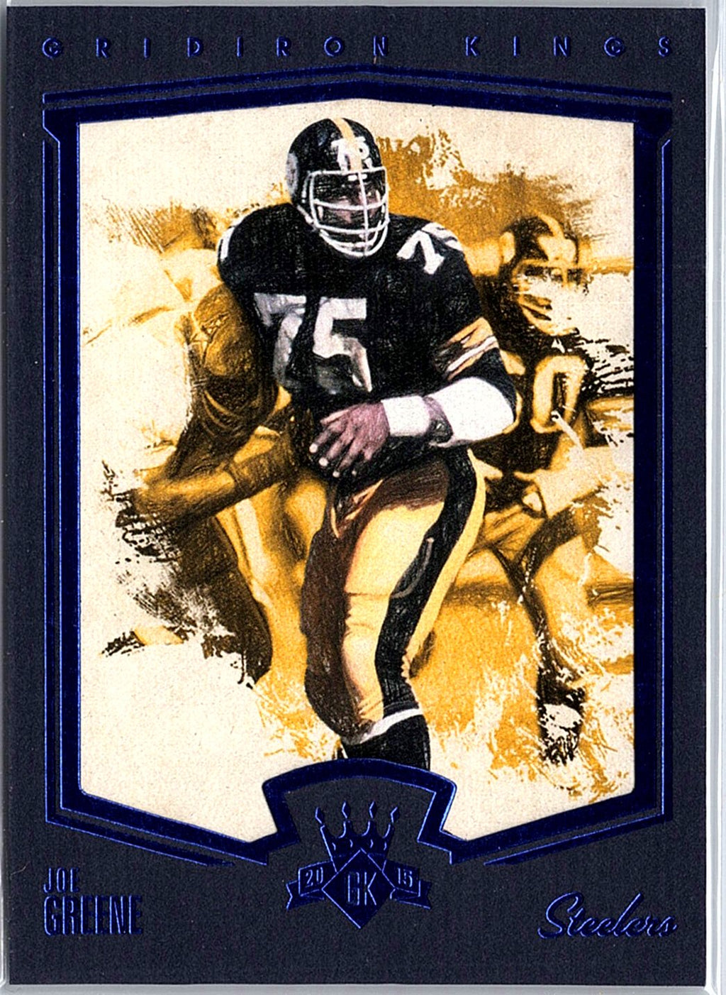 2015 Panini Gridiron Kings #165 Joe Greene Blue Framed