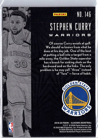 2019-20 Panini Illusions #146 Stephen Curry