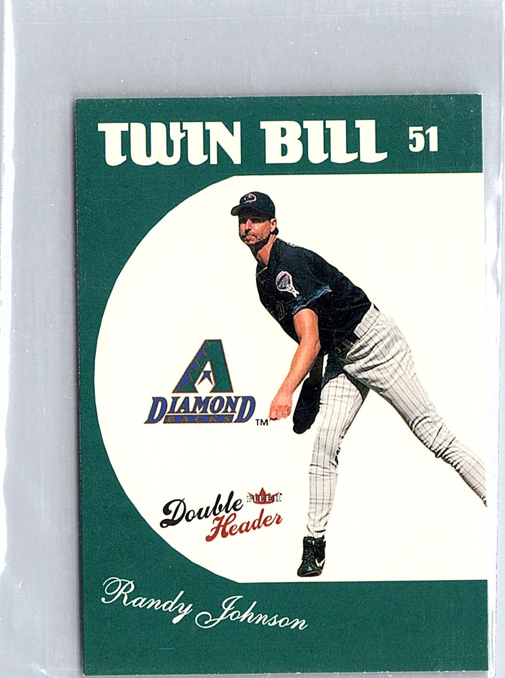 2003 Fleer Double Header #9 TB (A) Randy Johnson Twin Bill