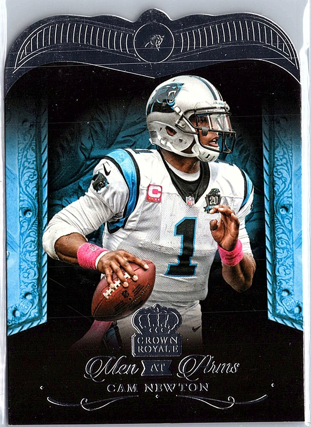 2015 Panini Crown Royale #MA17 Cam Newton Men at Arms Die Cuts