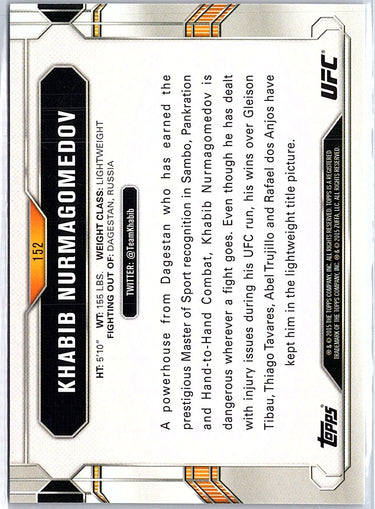 2015 Topps UFC Chronicles #152 Khabib Nurmagomedov