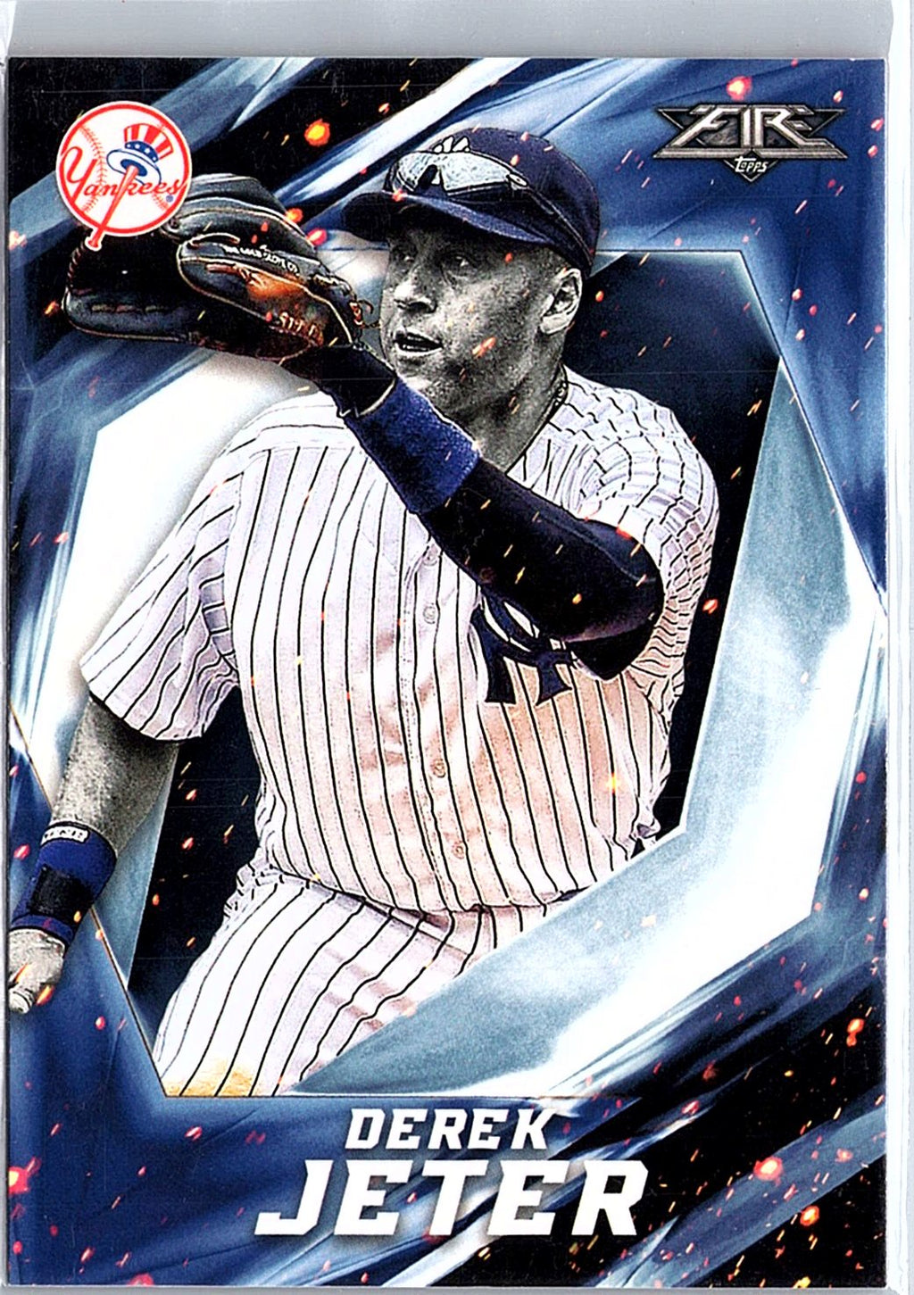 2017 Topps Fire #75 Derek Jeter