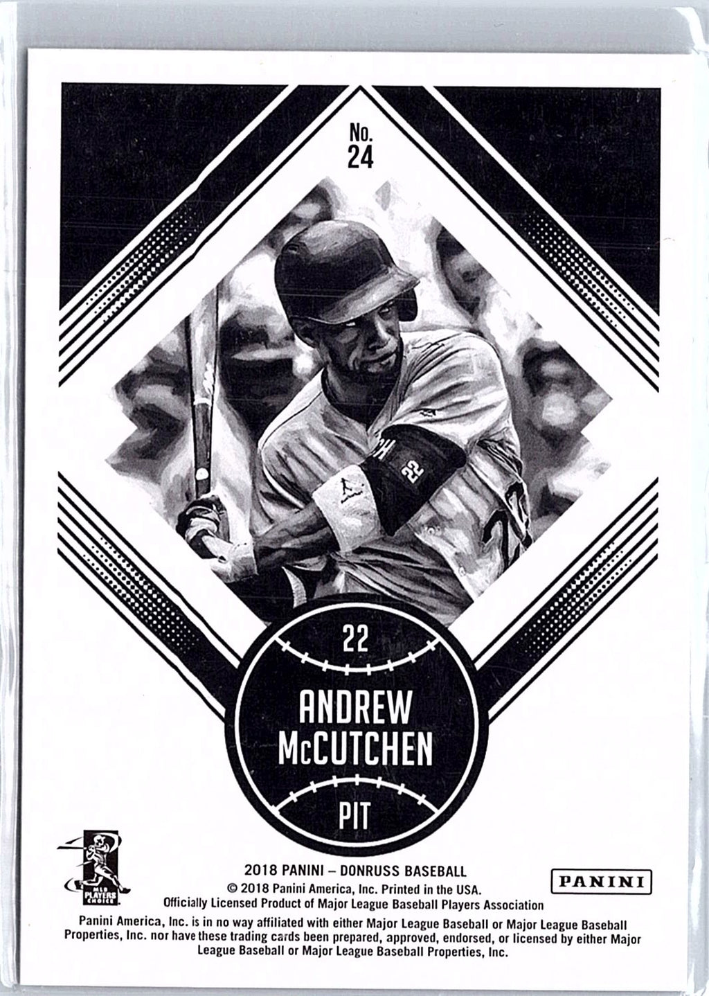 2018 Donruss #24 Andrew McCutchen Career Stat Line #/487