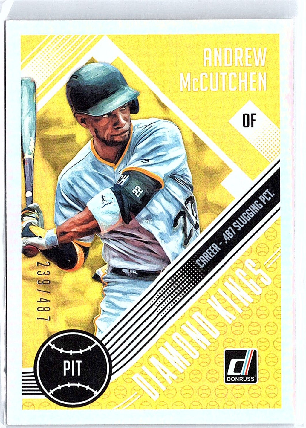 2018 Donruss #24 Andrew McCutchen Career Stat Line #/487