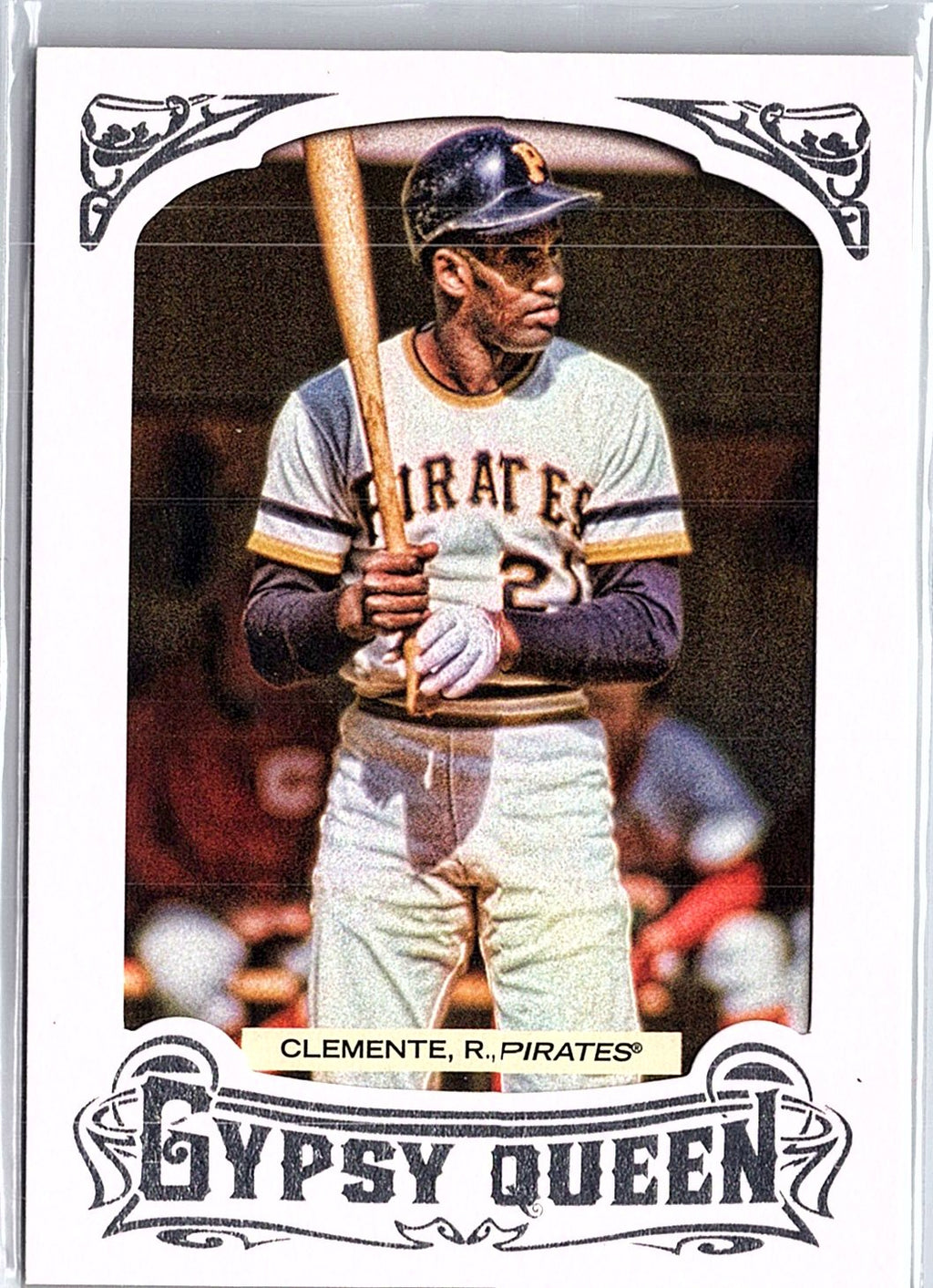 2014 Topps Gypsy Queen #50 Roberto Clemente Framed White