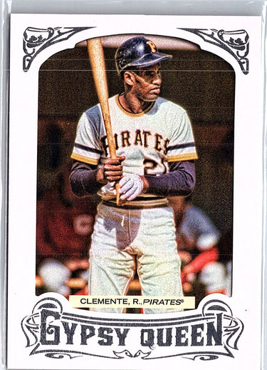 2014 Topps Gypsy Queen #50 Roberto Clemente Framed White