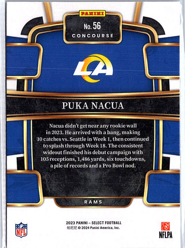2023 Panini Select #56 Puka Nacua