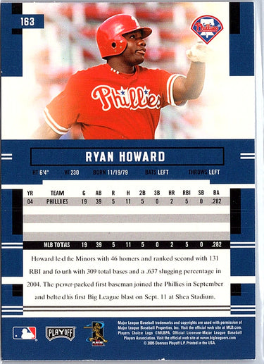 2005 Playoff Prestige #163 Ryan Howard