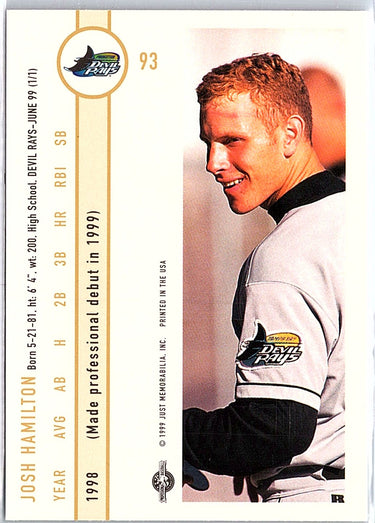 1999 Just #93 Josh Hamilton