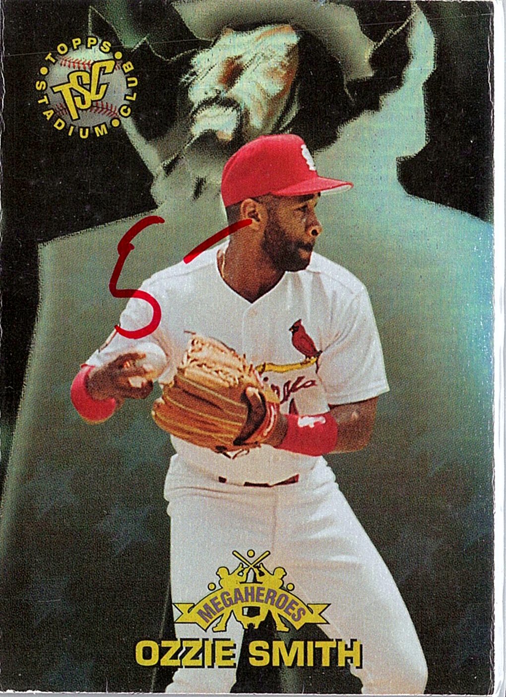 1996 Stadium Club #MH4 Ozzie Smith Mega Heroes