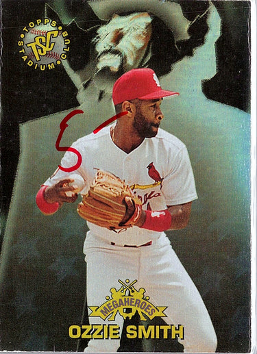 1996 Stadium Club #MH4 Ozzie Smith Mega Heroes
