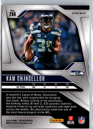 2024 Panini Prizm #266 Kam Chancellor Neon Green Pulsar A1