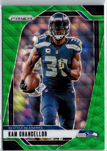 2024 Panini Prizm #266 Kam Chancellor Neon Green Pulsar A1
